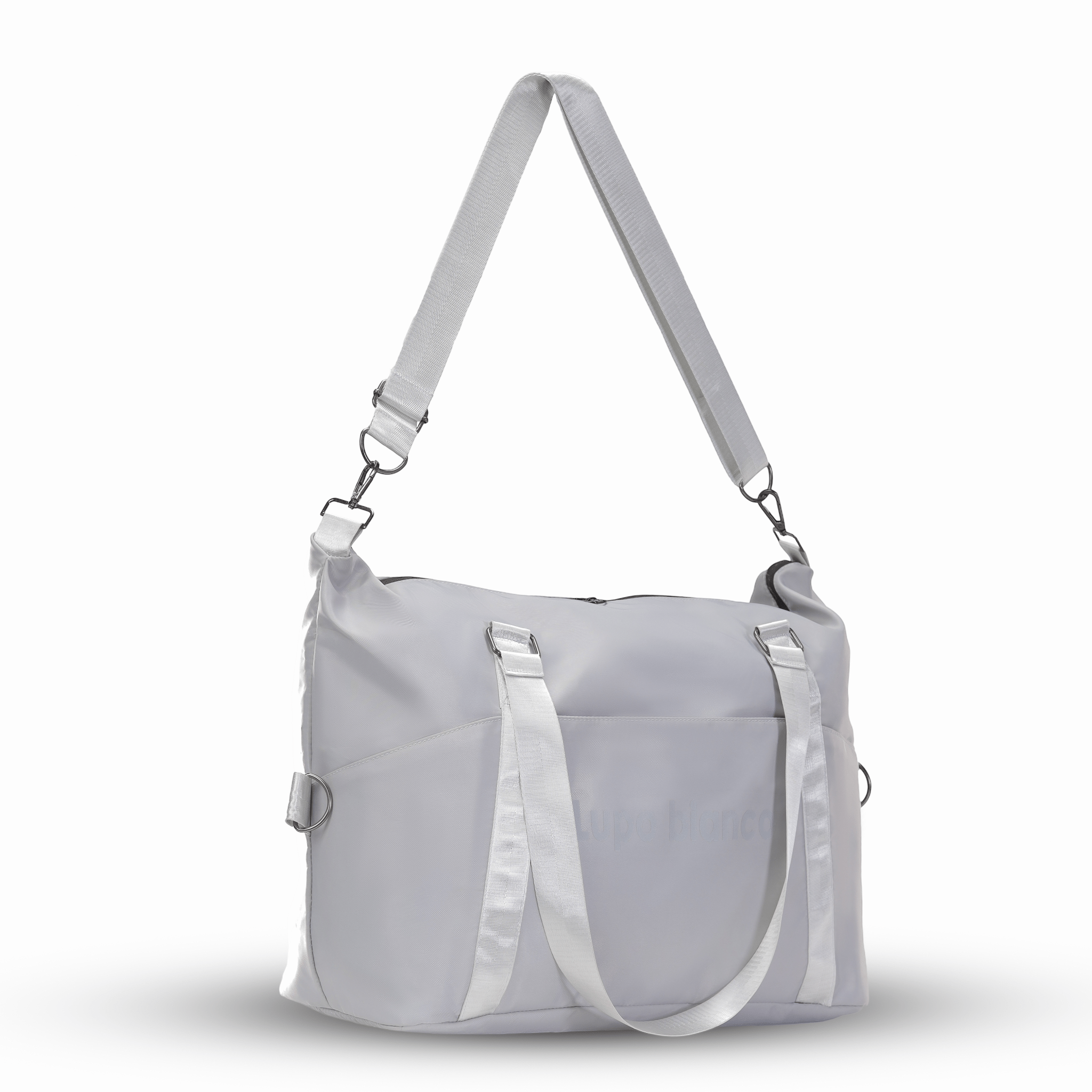 Lupo bianco beach bag for women – stylish and spacious duffel sports bag with 84L capacity, perfect for travel and beach days | Top bags brand in Egypt