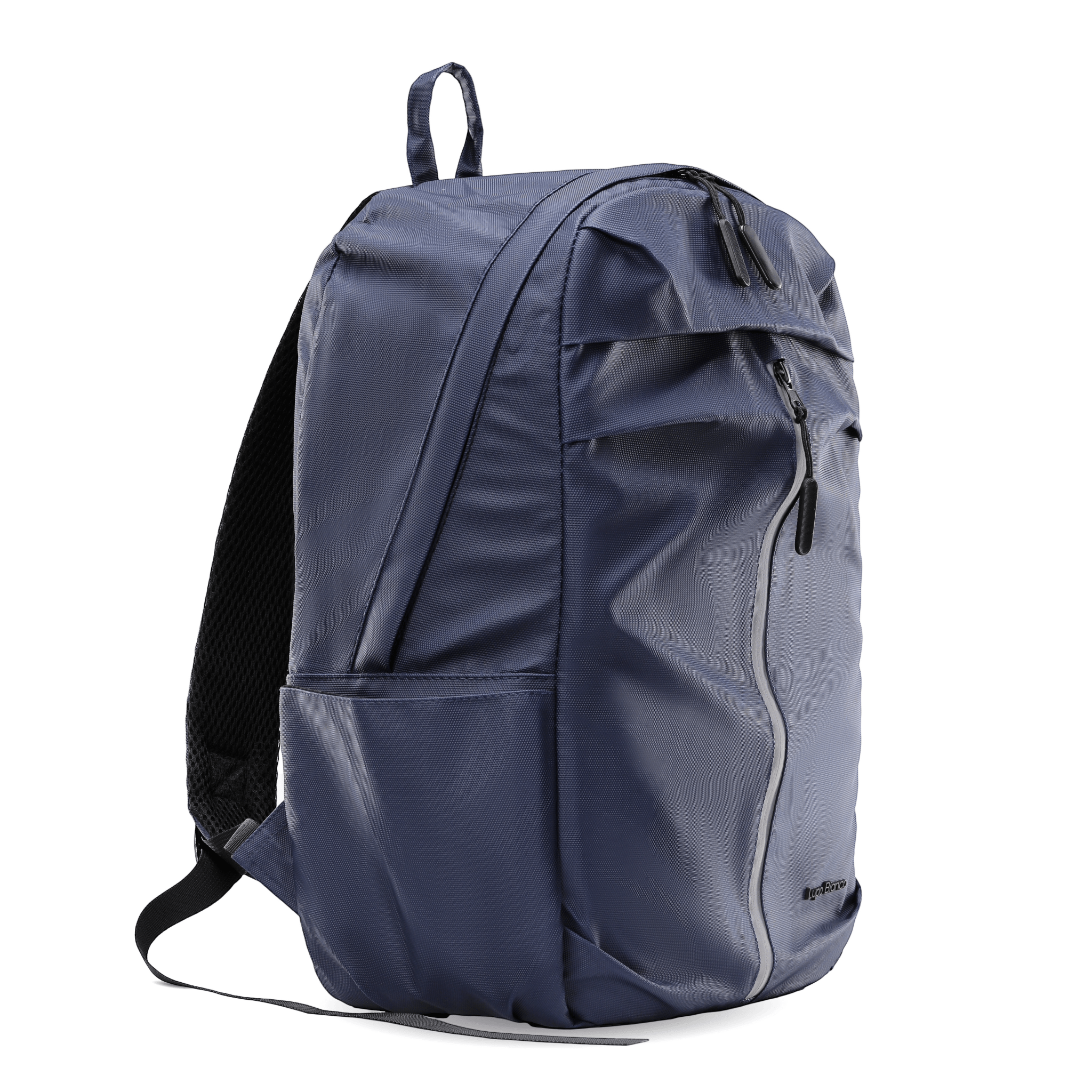 Lupo bianco Midnight Backpack – premium waterproof smart leather backpack with USB charging port, 5 pockets, reflective silver accent, and 20.9L capacity | top backpack brand in Egypt