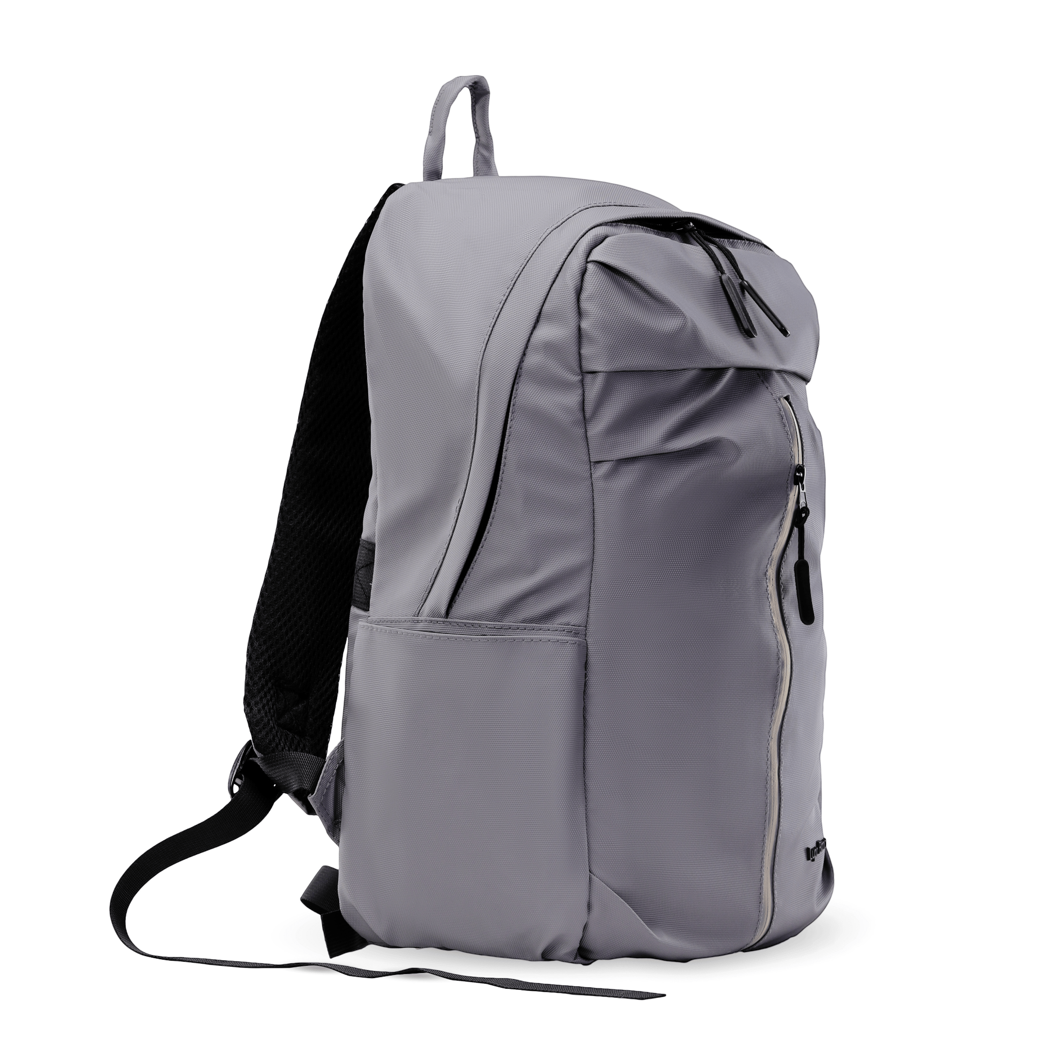 Lupo bianco Midnight Backpack – premium waterproof smart leather backpack with USB charging port, 5 pockets, reflective silver accent, and 20.9L capacity | top backpack brand in Egypt