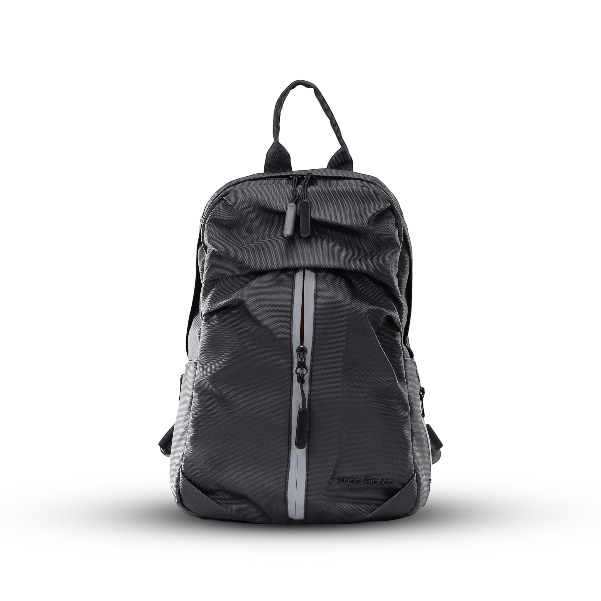 Lupo bianco Midnight Cross Bag – premium smart leather unisex cross bag with 5 pockets, reflective silver accent, and compact 35×21×7 cm design | top cross bag brand in Egypt