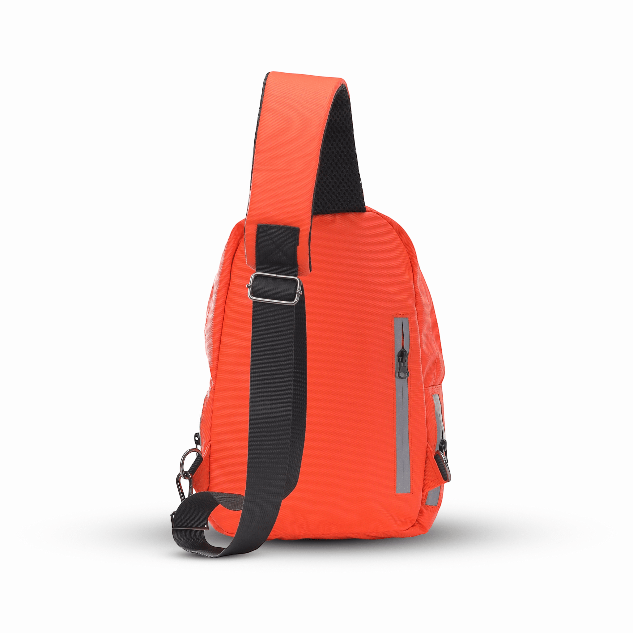 Lupo bianco Midnight Cross Bag – premium smart leather unisex cross bag with 5 pockets, reflective silver accent, and compact 35×21×7 cm design | top cross bag brand in Egypt