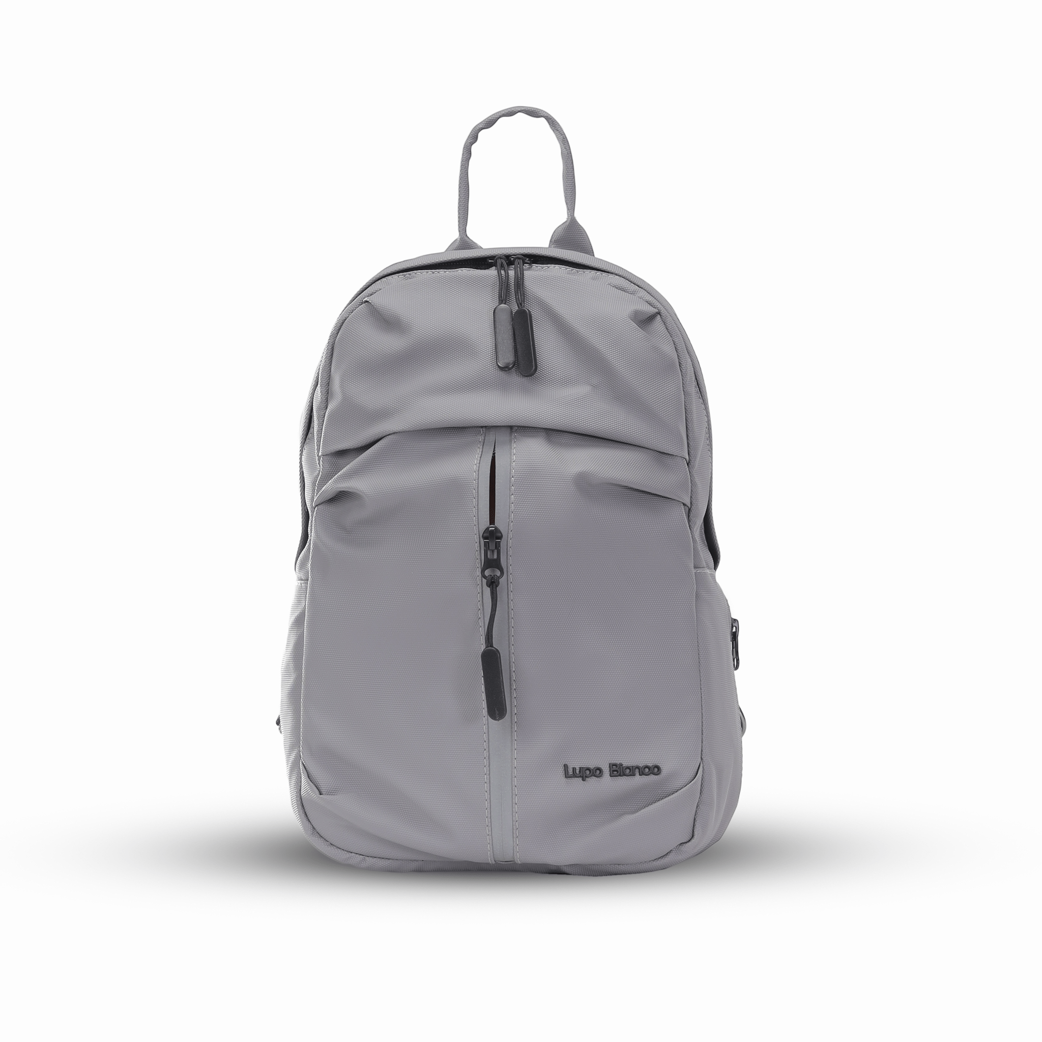 Lupo bianco Midnight Cross Bag – premium smart leather unisex cross bag with 5 pockets, reflective silver accent, and compact 35×21×7 cm design | top cross bag brand in Egypt