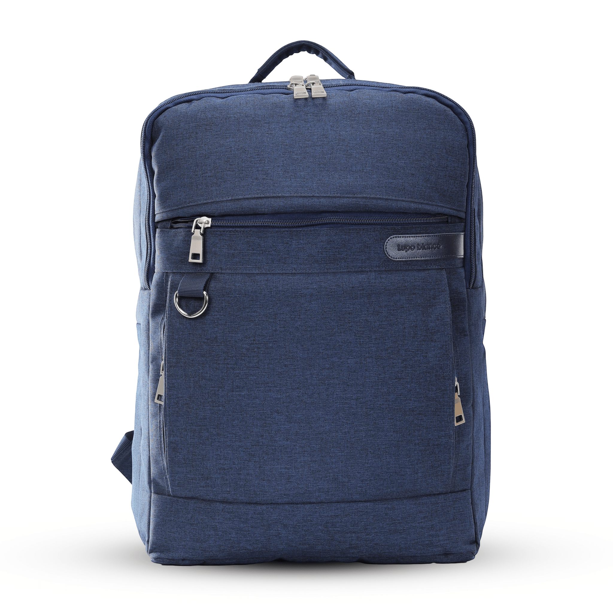 Lupo bianco Multi-Pocket Backpack – smart 9-pocket laptop backpack Egypt with water-resistant linen, bubble-foam padded compartment, and 11.7L capacity | top backpack brand in Egypt