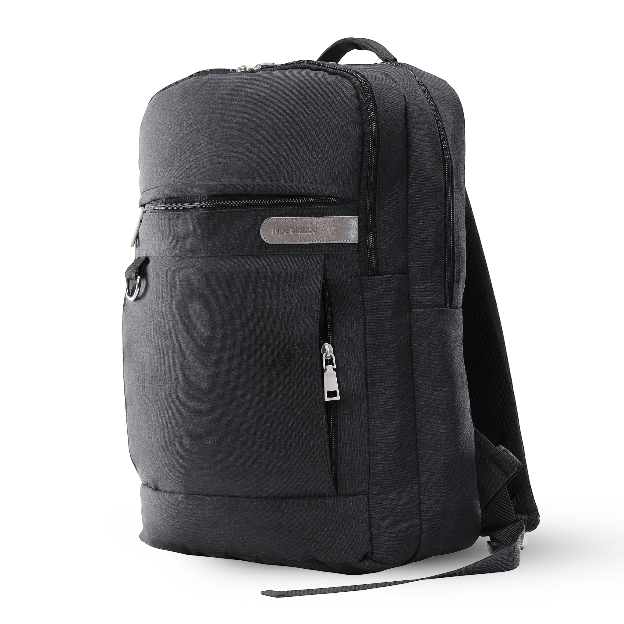Lupo bianco Multi-Pocket Backpack – smart 9-pocket laptop backpack Egypt with water-resistant linen, bubble-foam padded compartment, and 11.7L capacity | top backpack brand in Egypt