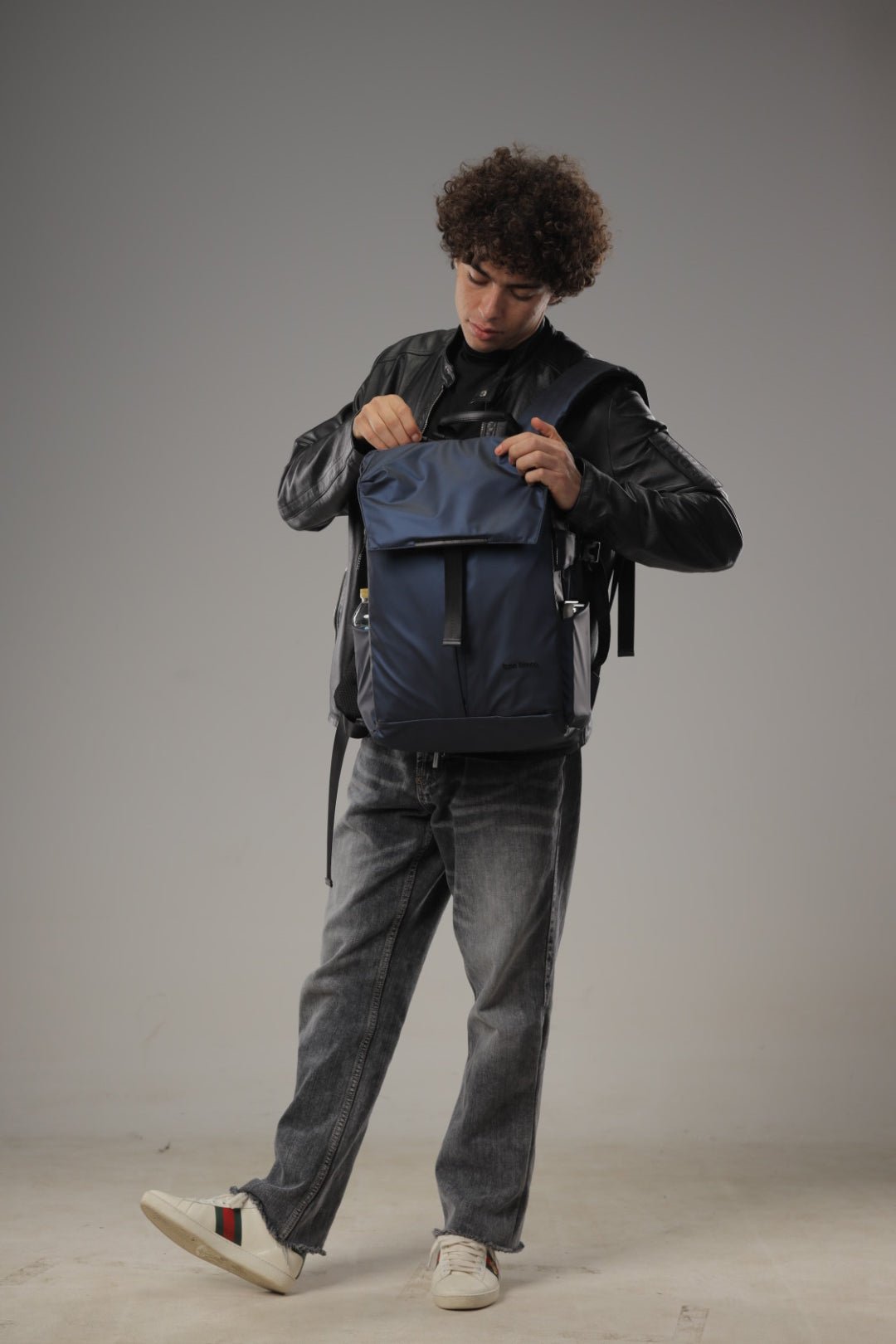 Lupo bianco XTravel Backpack – premium 15.69L water-resistant travel backpack Egypt with padded laptop compartment, 8 pockets, ergonomic design, and luggage strap | top backpacks brand in Egypt