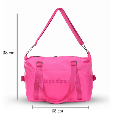 Lupo bianco beach bag for women – stylish and spacious duffel sports bag with 84L capacity, perfect for travel and beach days | Top bags brand in Egypt