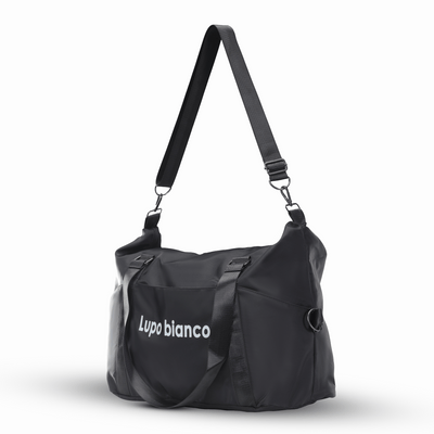 Lupo bianco beach bag for women – stylish and spacious duffel sports bag with 84L capacity, perfect for travel and beach days | Top bags brand in Egypt