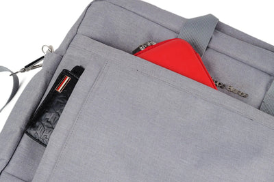 Lupo bianco Business Bag – premium water-resistant linen laptop bag with 9 compartments and bubble-foam protection, ideal for work and study | laptop bags Egypt