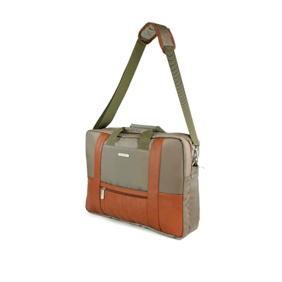 Lupo bianco Day-To-Day laptop bag – water-resistant canvas work and travel bag with 9 pockets and shock-proof 17″ laptop compartment | laptop bags Egypt