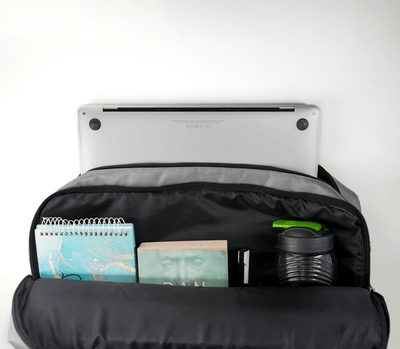 Lupo bianco Day-To-Day laptop bag – water-resistant canvas work and travel bag with 9 pockets and shock-proof 17″ laptop compartment | laptop bags Egypt