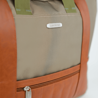 Lupo bianco Day-To-Day laptop bag – water-resistant canvas work and travel bag with 9 pockets and shock-proof 17″ laptop compartment | laptop bags Egypt