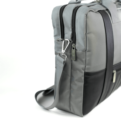 Lupo bianco Day-To-Day laptop bag – water-resistant canvas work and travel bag with 9 pockets and shock-proof 17″ laptop compartment | laptop bags Egypt