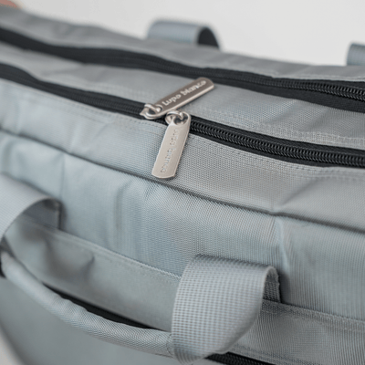 Lupo bianco Day-To-Day laptop bag – water-resistant canvas work and travel bag with 9 pockets and shock-proof 17″ laptop compartment | laptop bags Egypt