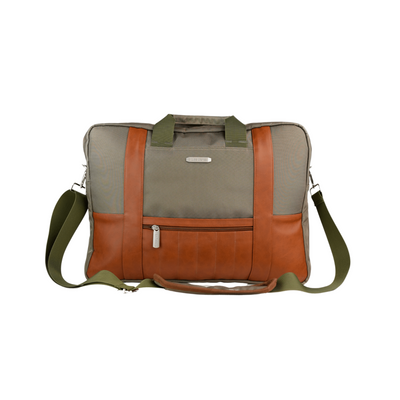 Lupo bianco Day-To-Day laptop bag – water-resistant canvas work and travel bag with 9 pockets and shock-proof 17″ laptop compartment | laptop bags Egypt