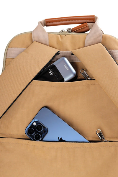 Lupo bianco Elegant Backpack – stylish and functional backpack with 12.47L capacity, water-resistant polyester, and multiple pockets for easy organization | Top backpacks brand in Egypt