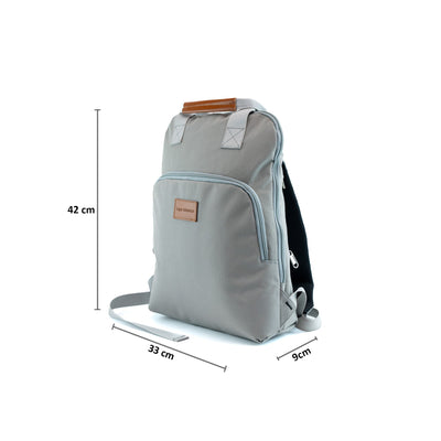 Lupo bianco Elegant Backpack – stylish and functional backpack with 12.47L capacity, water-resistant polyester, and multiple pockets for easy organization | Top backpacks brand in Egypt