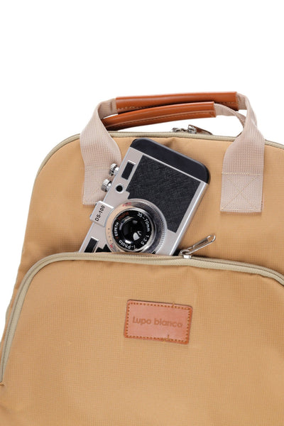 Lupo bianco Elegant Backpack – stylish and functional backpack with 12.47L capacity, water-resistant polyester, and multiple pockets for easy organization | Top backpacks brand in Egypt