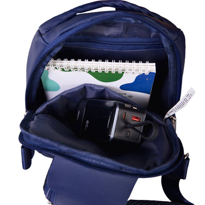 Lupo bianco Jet Cross Bag – compact and stylish 6L crossbody travel bag with 6 pockets, water-resistant polyester, ideal for daily use and travel | Best cross bag brand in Egypt